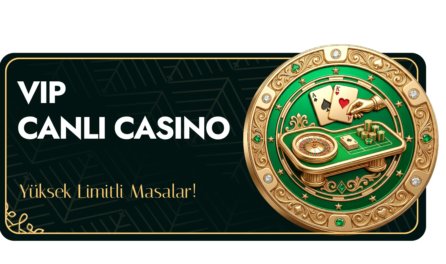 VIP Canlı Casino — Yüksek limitli masalar
