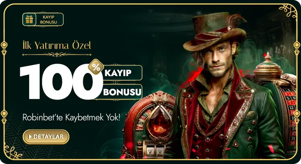 Robinbet ilk yatırım kayıp bonusu kampanya görseli