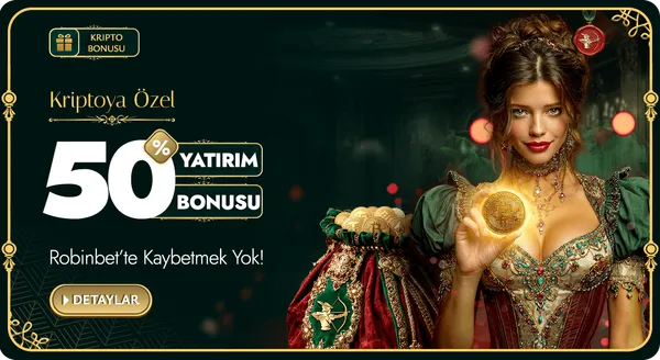 Robinbet kripto yatırım bonusu kampanya görseli